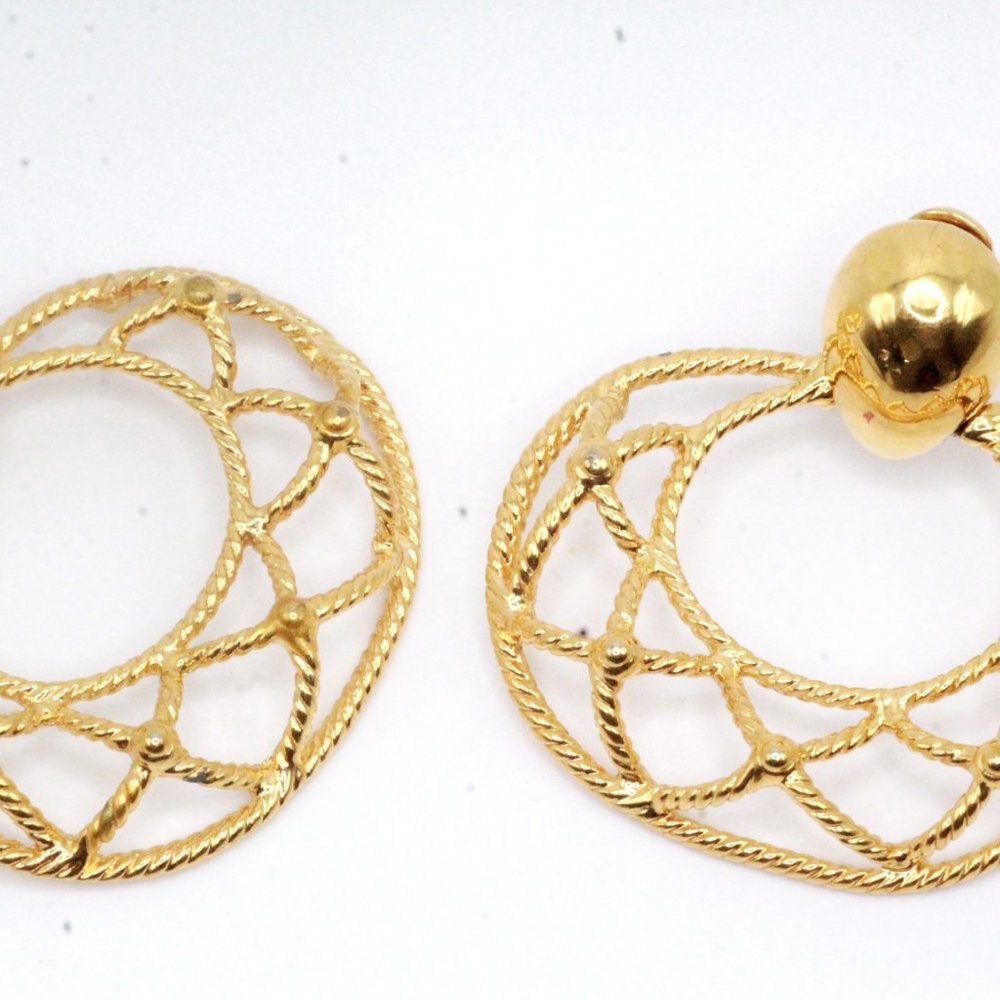 Monet Signed Designer Statement Massive Textured … - image 3